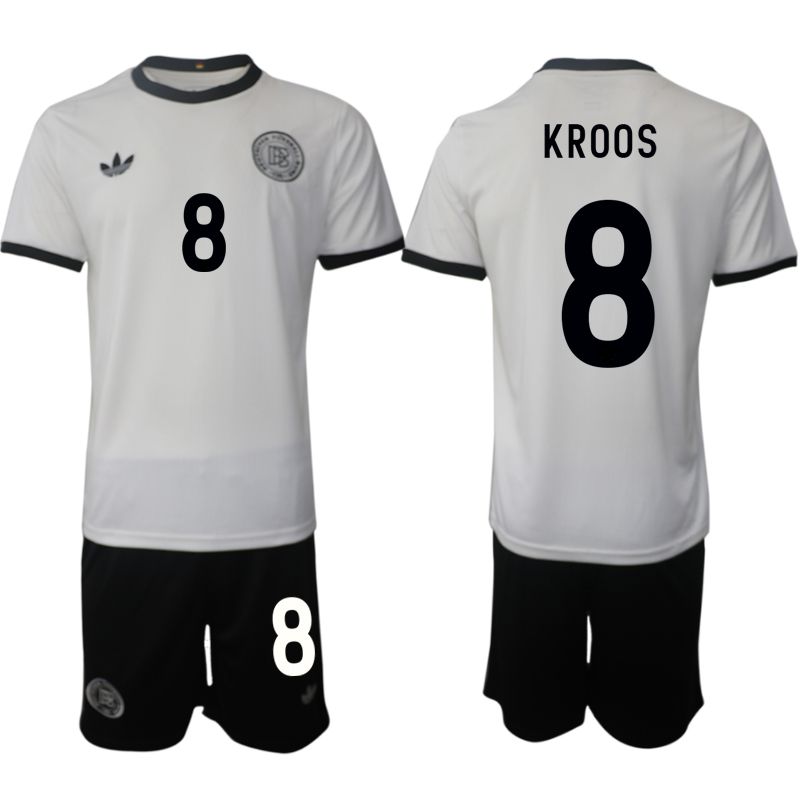Men 2025-2026 Season Germany home white #8 Soccer Jerseys
